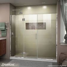 unidoor x 72 72 1 2 hinged shower
