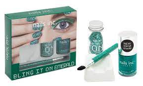 nails inc bling it on emerald kit