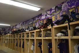 new and improved football locker rooms
