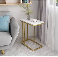 marble minimalist bedside coffee table