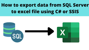 from sql server to excel file using c
