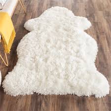 sheep shaped hand tufted rug