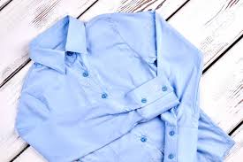 New Light Blue Formal Shirt Girls Beautiful Brand Long Sleeve