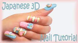 cute anese 3d nails tutorial you