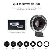Us 188 0 30 Off Viltrox Ef E Ii Lens Mount Af Auto Focus Reducer Speed Booster Adapter For Canon Ef Lens To Sony E Mount Camera In Lens Adapter From