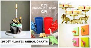20 diy plastic animal crafts for home