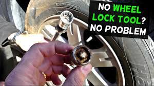 Lost Lug Nuts Key? How To Remove Wheel Locks Without Special Tool How Does  Tire Anti-Theft Work | conagi.com.br