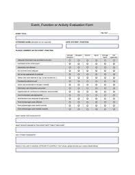 18 event evaluation templates pdf