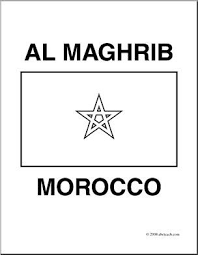 World map coloring page for kindergarten free printable flag pages. Morocco Flag Coloring Pages Learny Kids