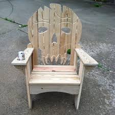 handcrafted adirondack skull chair ebay