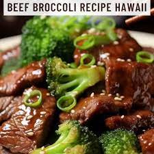 beef broccoli recipe hawaii easy