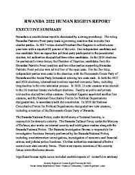 415610 rwanda 2022 human rights report