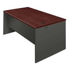 Finding the right furniture to set up your home office can be a task. Hon 38932ns 38000 Series 60 X 30 X 29 1 2 Mahogany Charcoal Metal Desk Shell