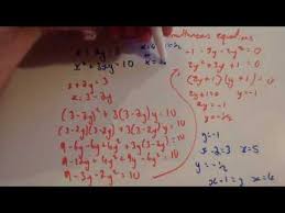 Simultaneous Equations Linear And Non