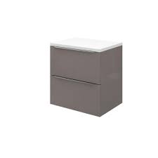 This marloes gloss white worktop is an ideal for topper our imandra bathroom furniture vanity units. Meuble Sous Vasque A Suspendre Goodhome Imandra Gris Taupe 120 Cm Plan De Toilette Marloes Castorama