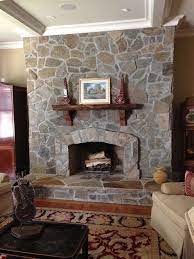 Image Result For Flagstone Fireplace