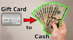 visa gift card into cash using paypal