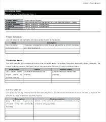 Project Report Template Word