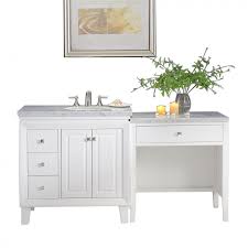 67 white single sink bathroom vanity