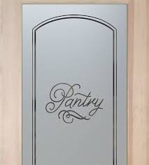 Sans Soucie Frosted Glass Pantry Door