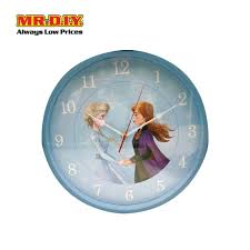 Disney Frozen Wall Clock 12 Inch Mr Diy