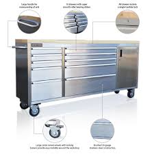 stainless steel tool cabinet chest