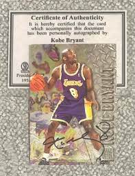 I have these two highend basketball autos: 1996 Score Board Kobe Bryant Auto Why Is This Card So Cheap Net54baseball Com Forums