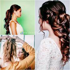 If you want a long pony tail, just let the long hair hang down. 6 Simple Ponytail Hair Style For School Girls