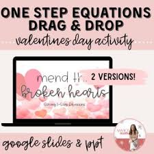 Solving One Step Equations Drag Drop