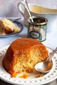 slow cooker golden syrup sponge