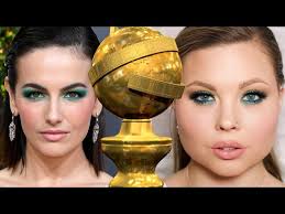 camilla belle golden globes makeup
