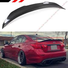 This lack of manners (especially with controls tuned to sport+ and the traction control supposedly off), is best in controlled situations, like a left hand turn at. Cuztom Tuning Fits For 2014 2019 Infiniti Q50 Psm Style High Kick Carbon Fiber Duckbill Trunk