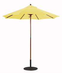 6 5 Foot Wood Patio Market Umbrellas