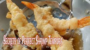perfect crispy shrimp tempura