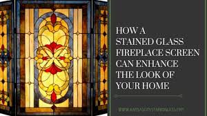 How A Stained Glass Fireplace Screen