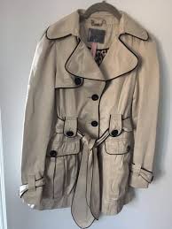 Lipsy Stone Trench Style Jacket With