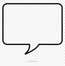 On the coloring sheets students color each part of speech a different color. Speech Bubble Coloring Page Hd Png Download Vhv