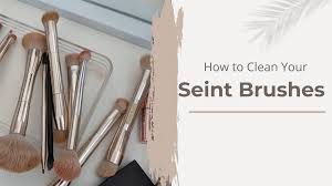 5 steps to clean your seint brushes