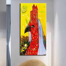 Yajierui Rene Magritte Paintings Grande Impression sur Toile Murale - Prince  Charmant - Décoration Murale Moderne pour Salon (sans Cadre, (30x60cm)  12x24 pouces) : Amazon.fr: Cuisine et Maison