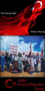 Kktc bayrağı'nda yer alan ay ve yıldız türklüğü, kırmızı renk kıbrıslı rumlarla meydana gelen çatışmalarda dökülen kıbrıslı türk kanını, beyaz renk barışı, üstteki kırmızı şerit türkiye devletini, alttaki kırmızı şerit kuzey kıbrıs türk cumhuriyeti'ni temsil ediyor. Turk Bayragi Degil Turkiye Bayragi Home Facebook