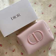 dior makeup pouch pink beauty