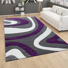 large rug short pile modern abstract