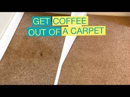 old coffee stain from your carpet