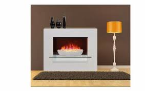 Pebbles Fireplace With White Mantel