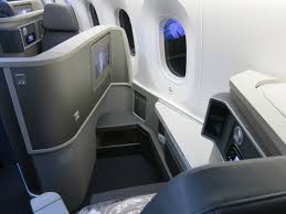 review american 787 business cl