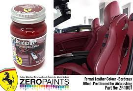 Ferrari Leather Colour Paints Bordeaux