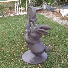 From the wonderful victorian trading co.: Alice In Wonderland White Rabbit Garden Statue Disney Statuary 1827545757