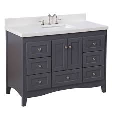 48 inch bathroom vanities are some of the most common fixtures you will find in most modern homes. Abbey 48 Shaker Style Bathroom Vanity With Quartz Top Kitchenbathcollection