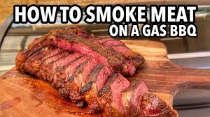 how to smoke meat in a gas bbq you