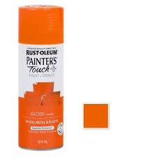 Rust Oleum Spray Paint Gloss Orange